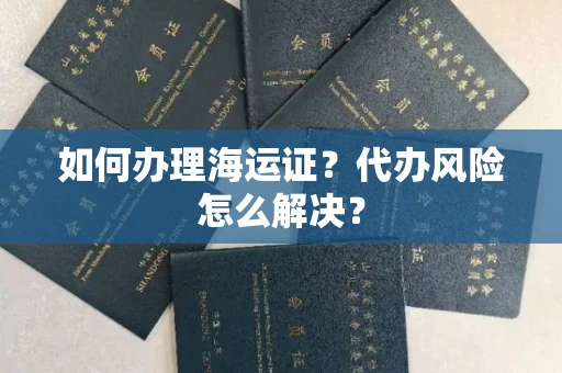 南宁如何办理海运证?代办风险怎么解决?